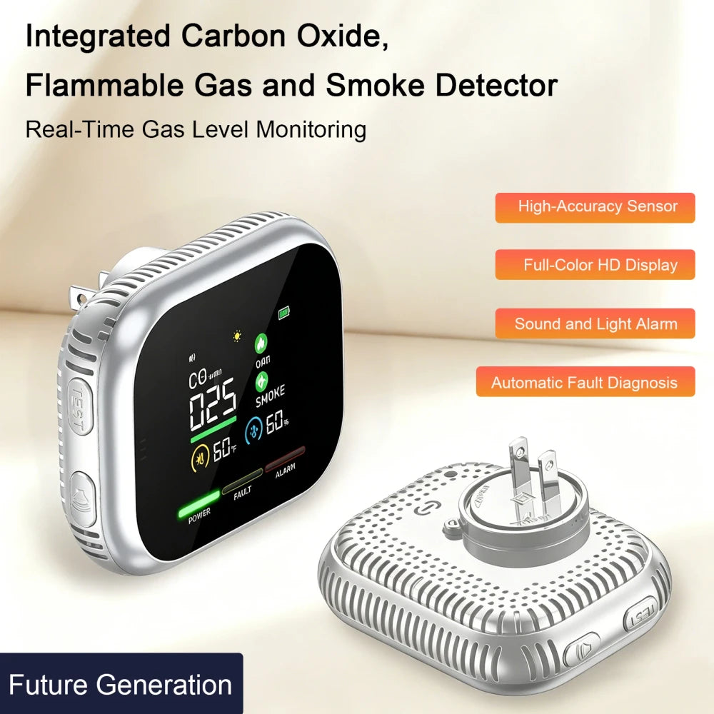 6-in-1 Digital Air Quality Detector