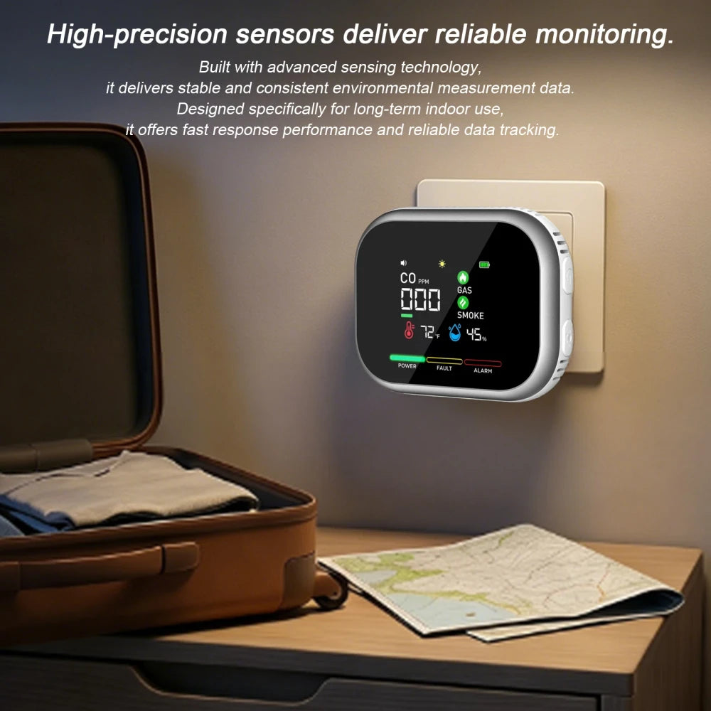 6-in-1 Digital Air Quality Detector