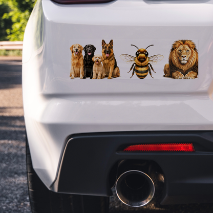 Bumper Sticker: Clear